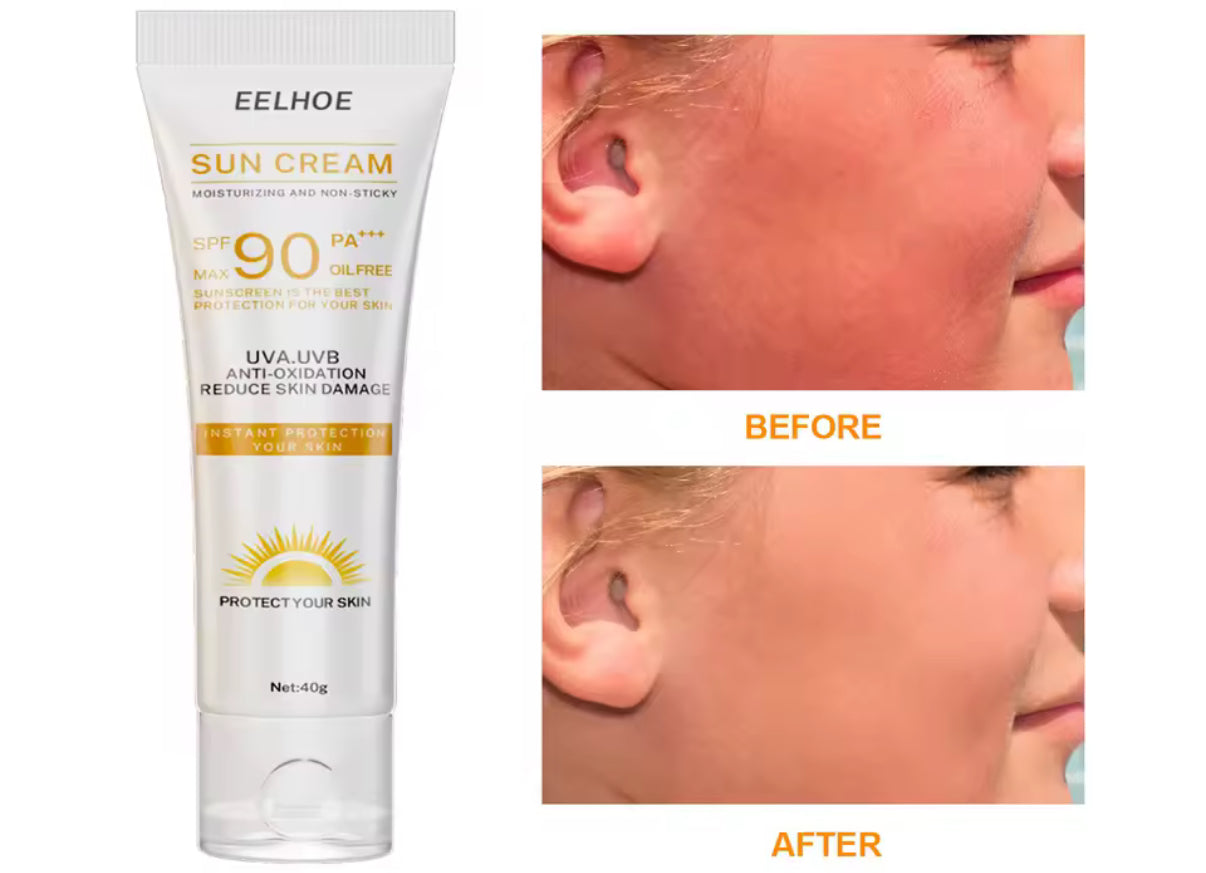 SPF 90 Sun Cream – Oil-Free & Lightweight UV Protection