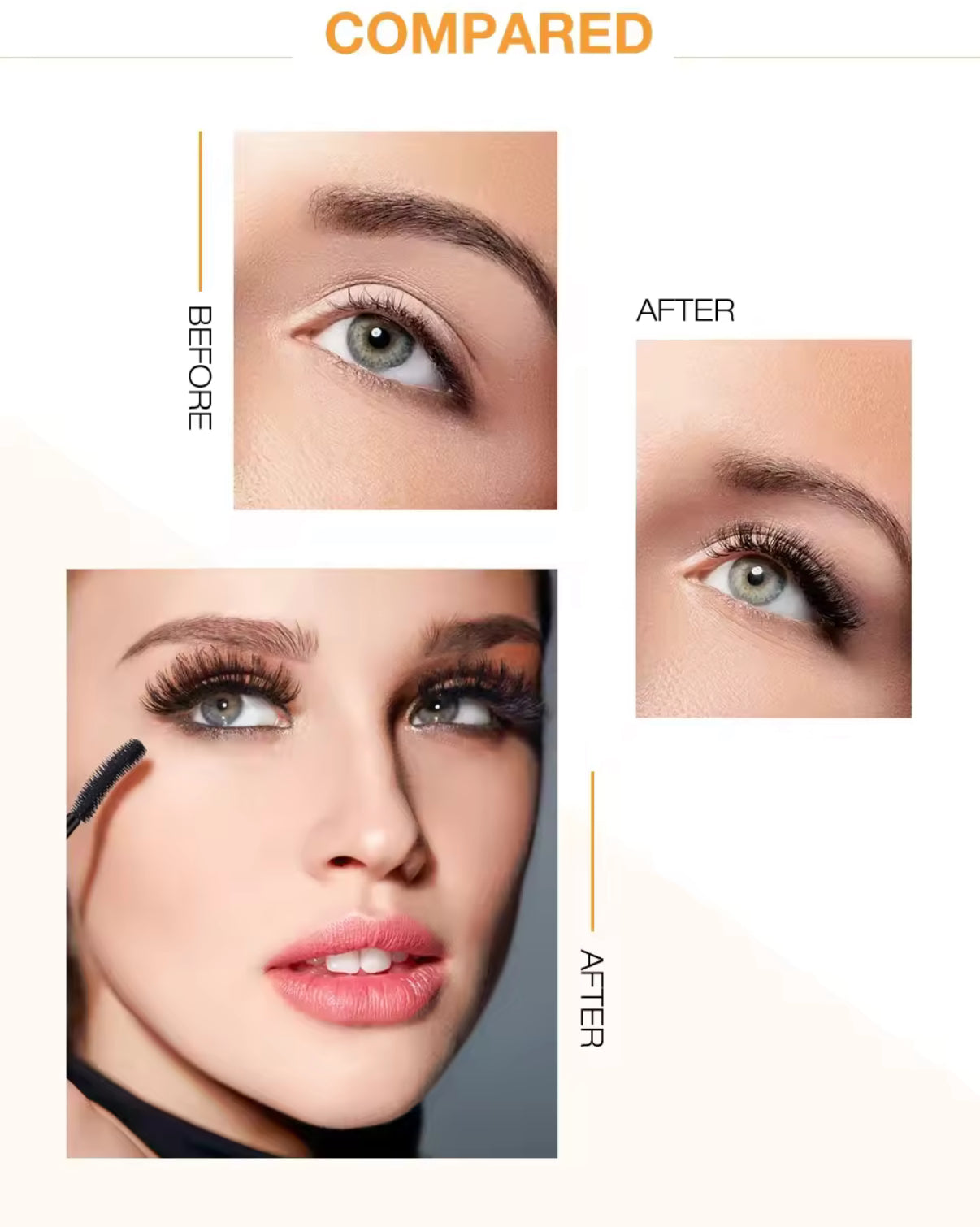 Luxe Pulse Gold Volume Mascara – Lengthening, Curling & Waterproof