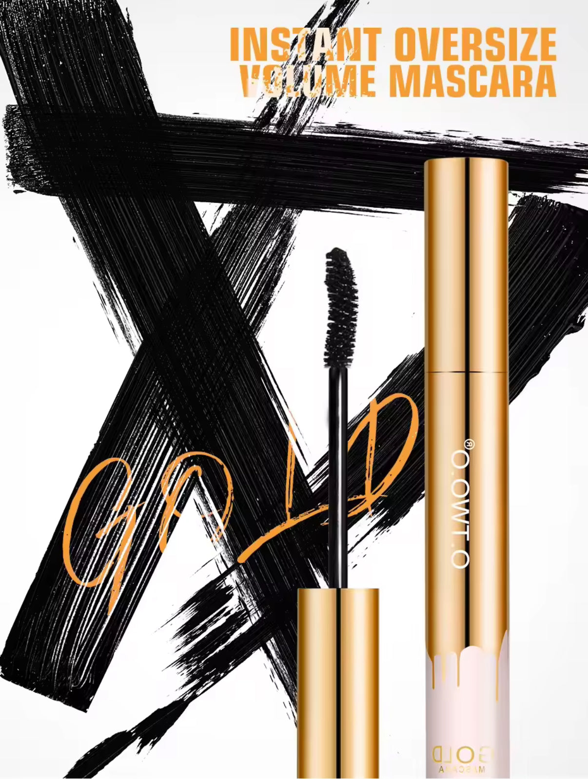 Luxe Pulse Gold Volume Mascara – Lengthening, Curling & Waterproof