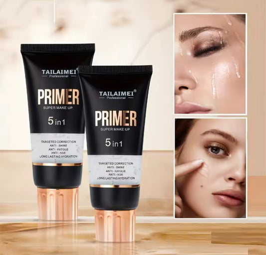 5-in-1 Hydrating Makeup Primer – Pore Blurring & Long-Lasting Wear