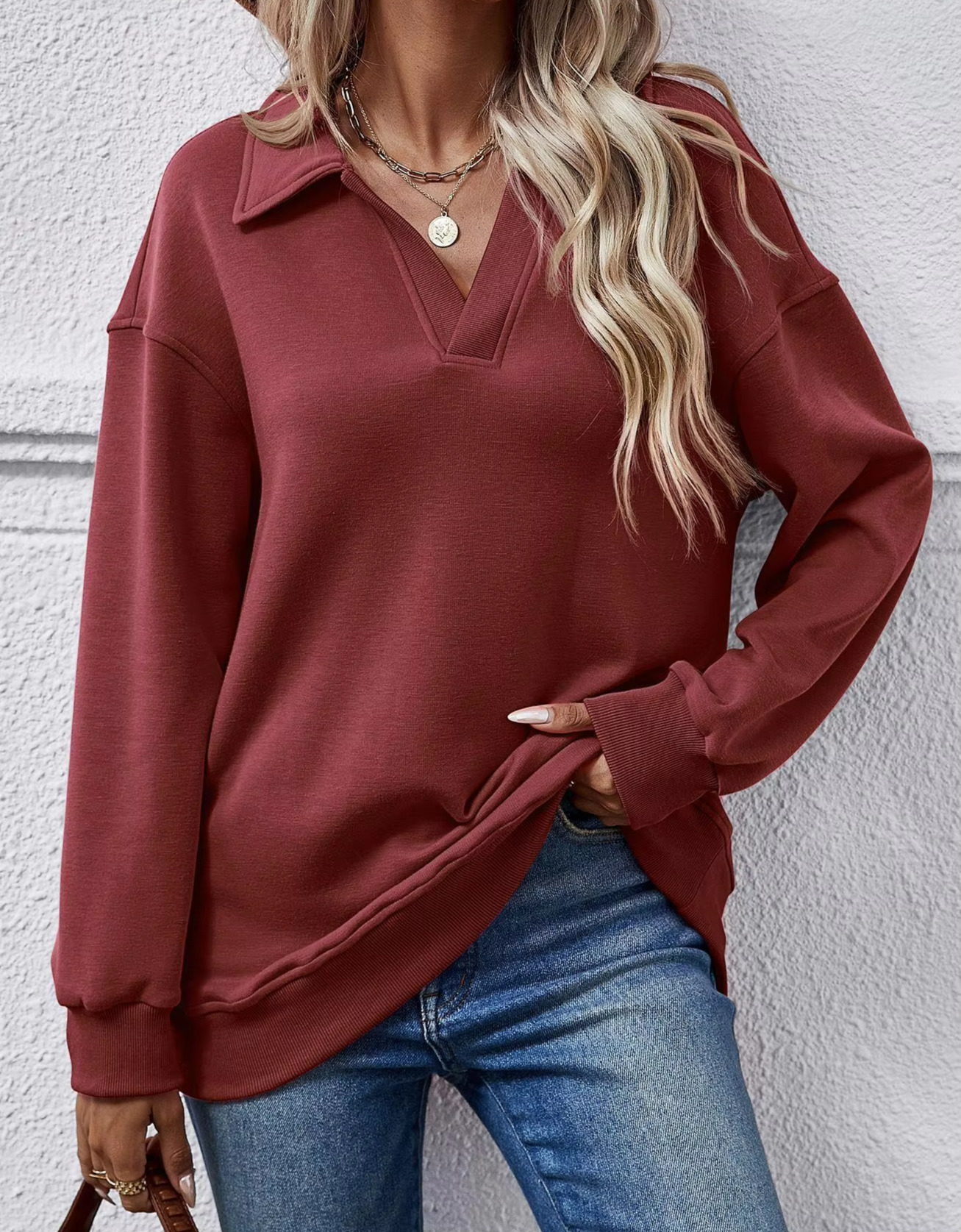 Cozy  Fleece Pullover Top