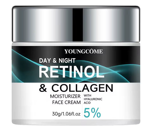 Day & Night Retinol + Collagen Face Cream – 5% with Hyaluronic Acid