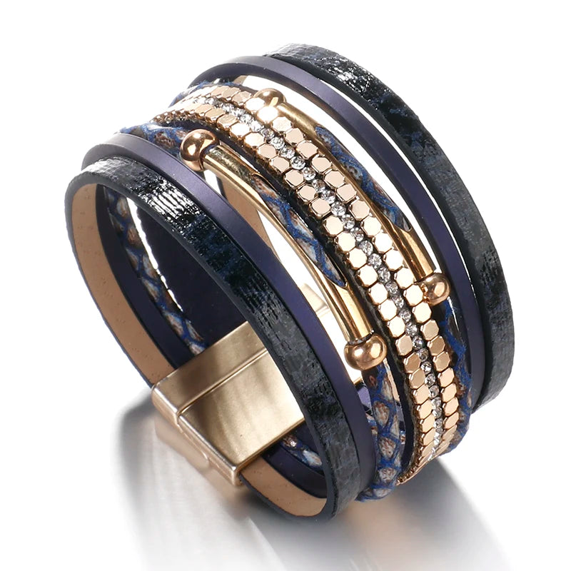 Serpent Style Magnetic Wrap Bracelet - Luxepulse