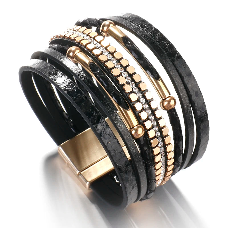 Serpent Style Magnetic Wrap Bracelet - Luxepulse