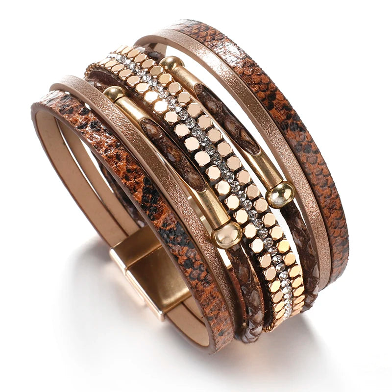 Serpent Style Magnetic Wrap Bracelet - Luxepulse