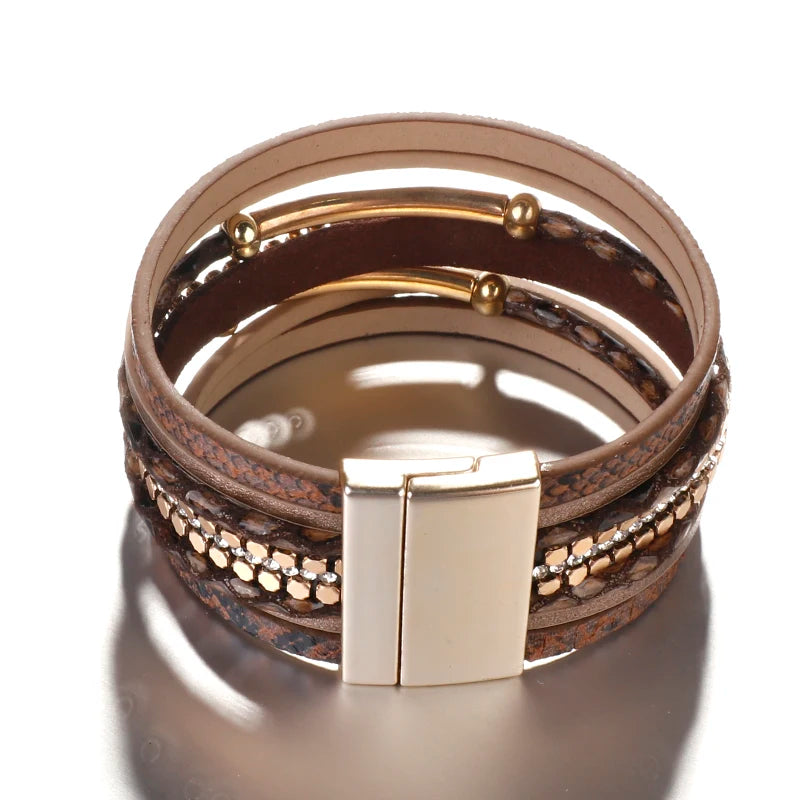 Serpent Style Magnetic Wrap Bracelet - Luxepulse