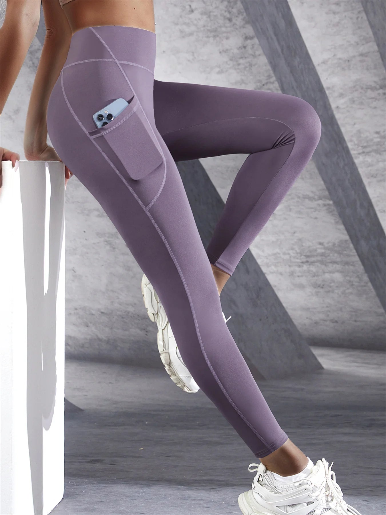 High-Waist Pocket Leggings – Sculpting Yoga & Fitness Pants - Luxepulse