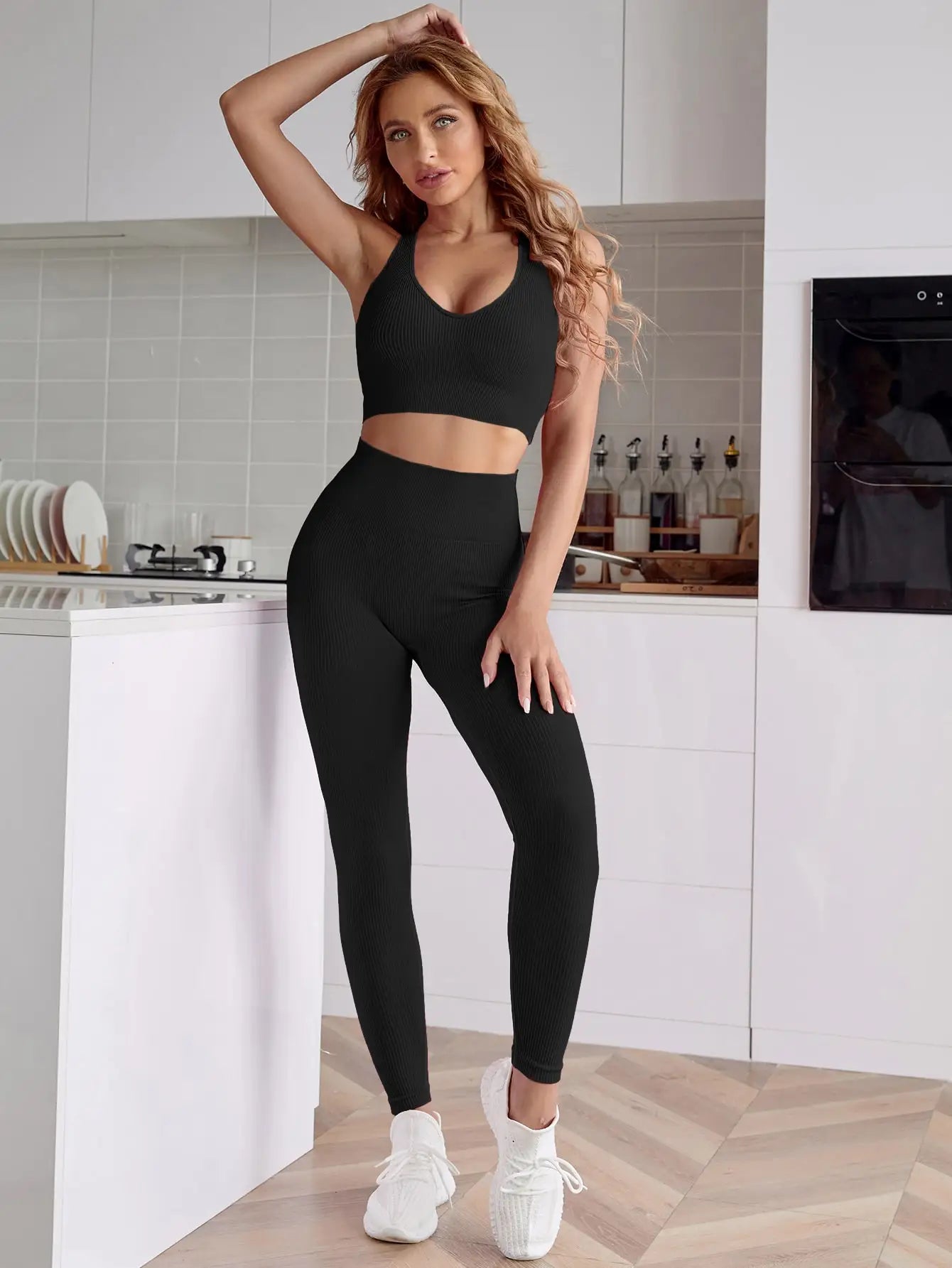 Seamless Yoga Tracksuit - Luxepulse