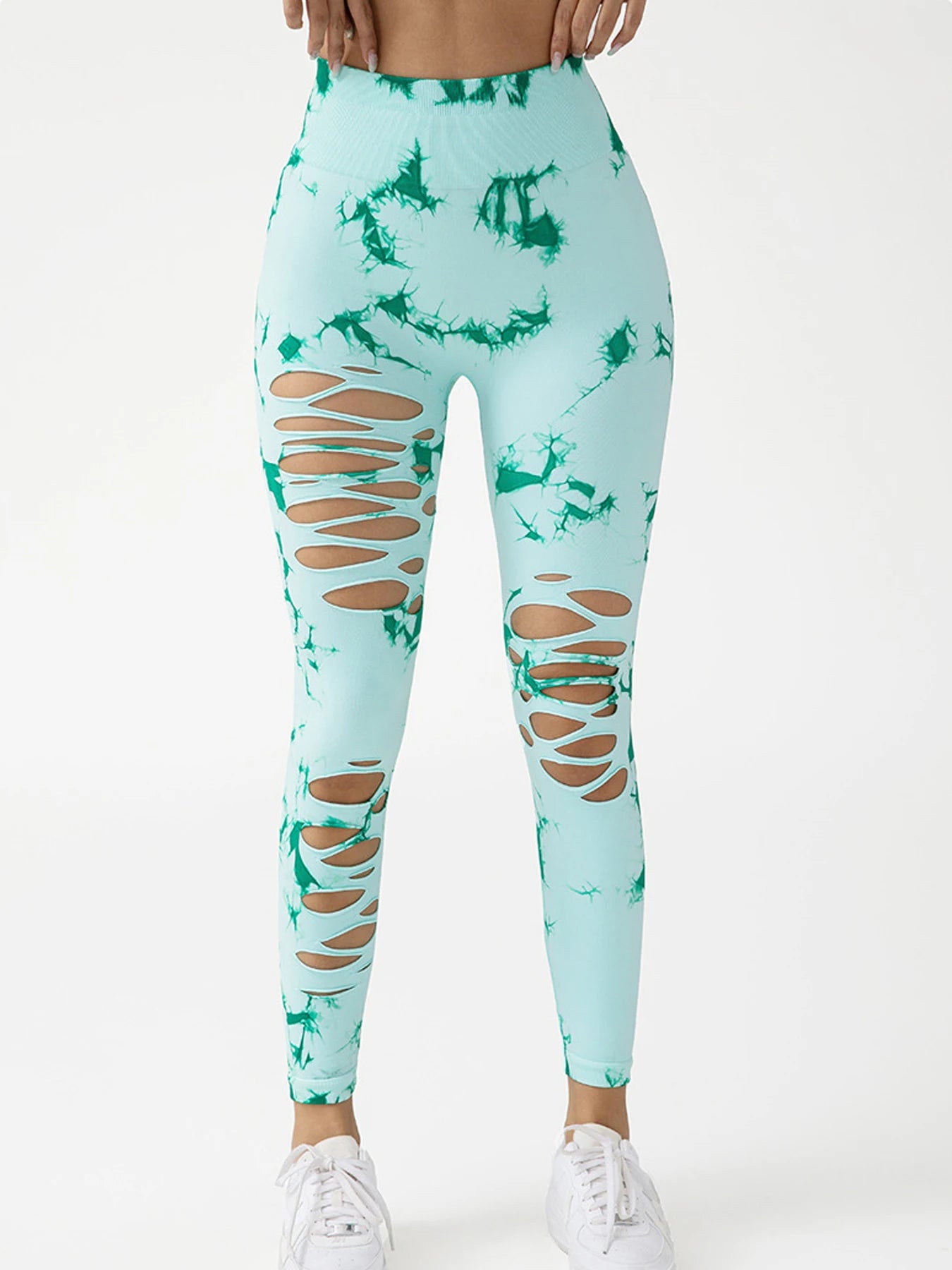 High Waist Seamless Tie-Dye Leggings