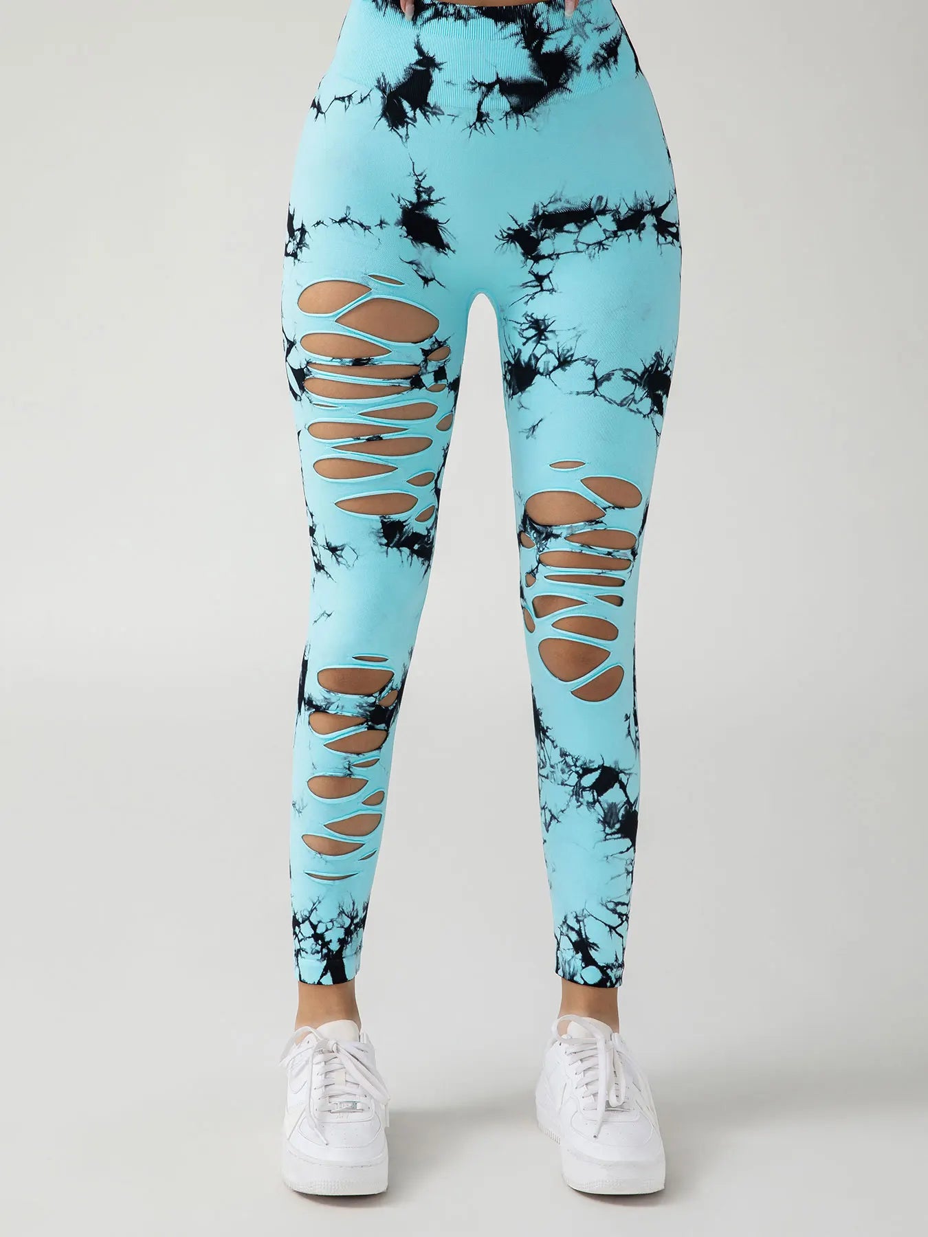 High Waist Seamless Tie-Dye Leggings