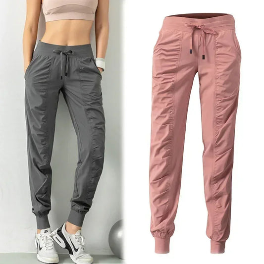 Quick-Dry Joggers – Women's Athletic Fitness Sweatpants - Luxepulse