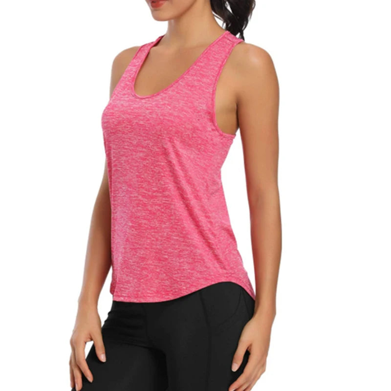 Trendy& Breathable Yoga Top – Sleeveless Activewear - Luxepulse