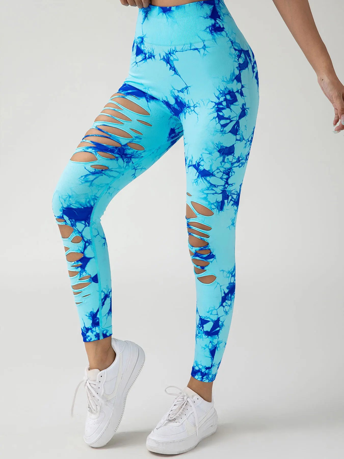 High Waist Seamless Tie-Dye Leggings