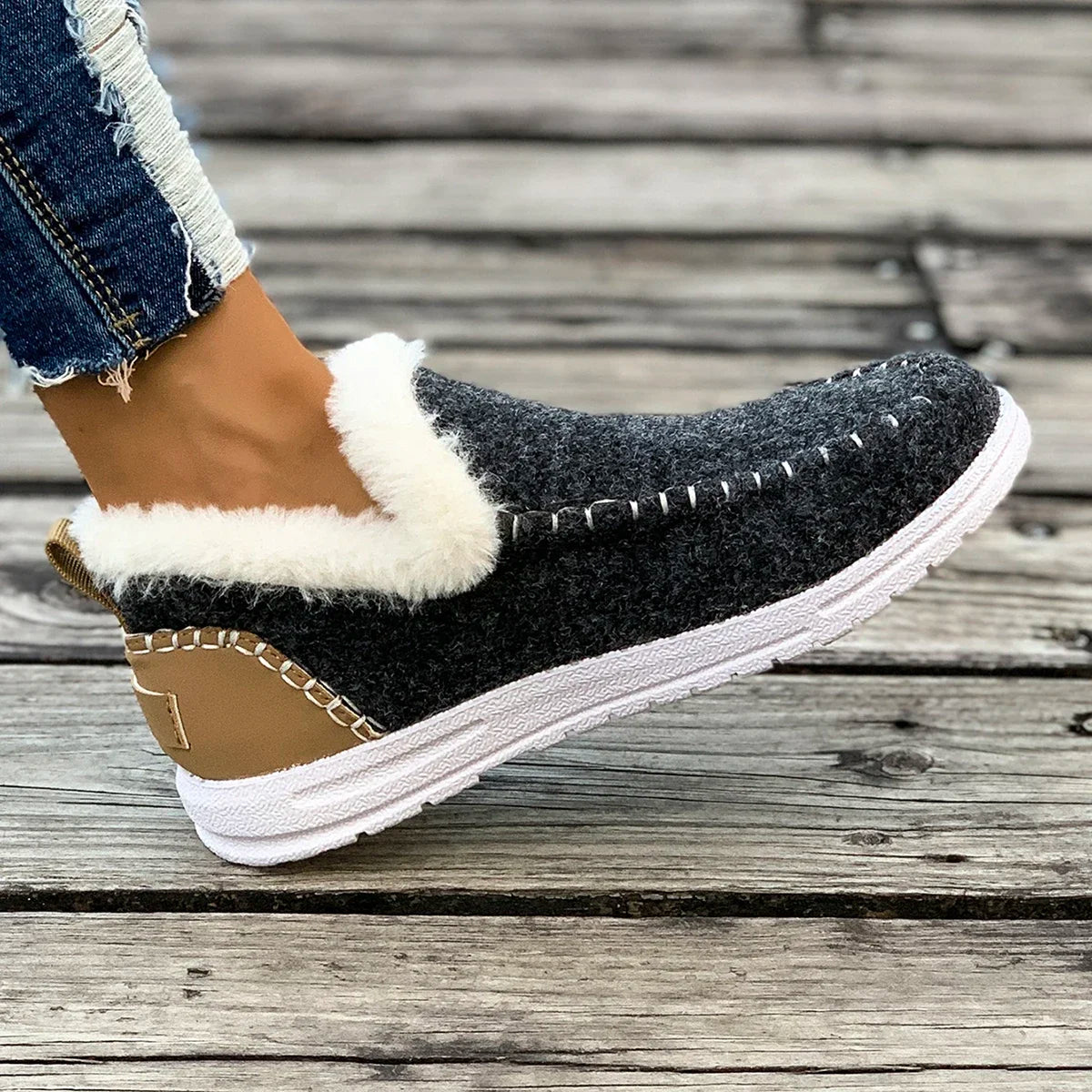 Arctic-Ease Plush Winter Boots - Luxepulse