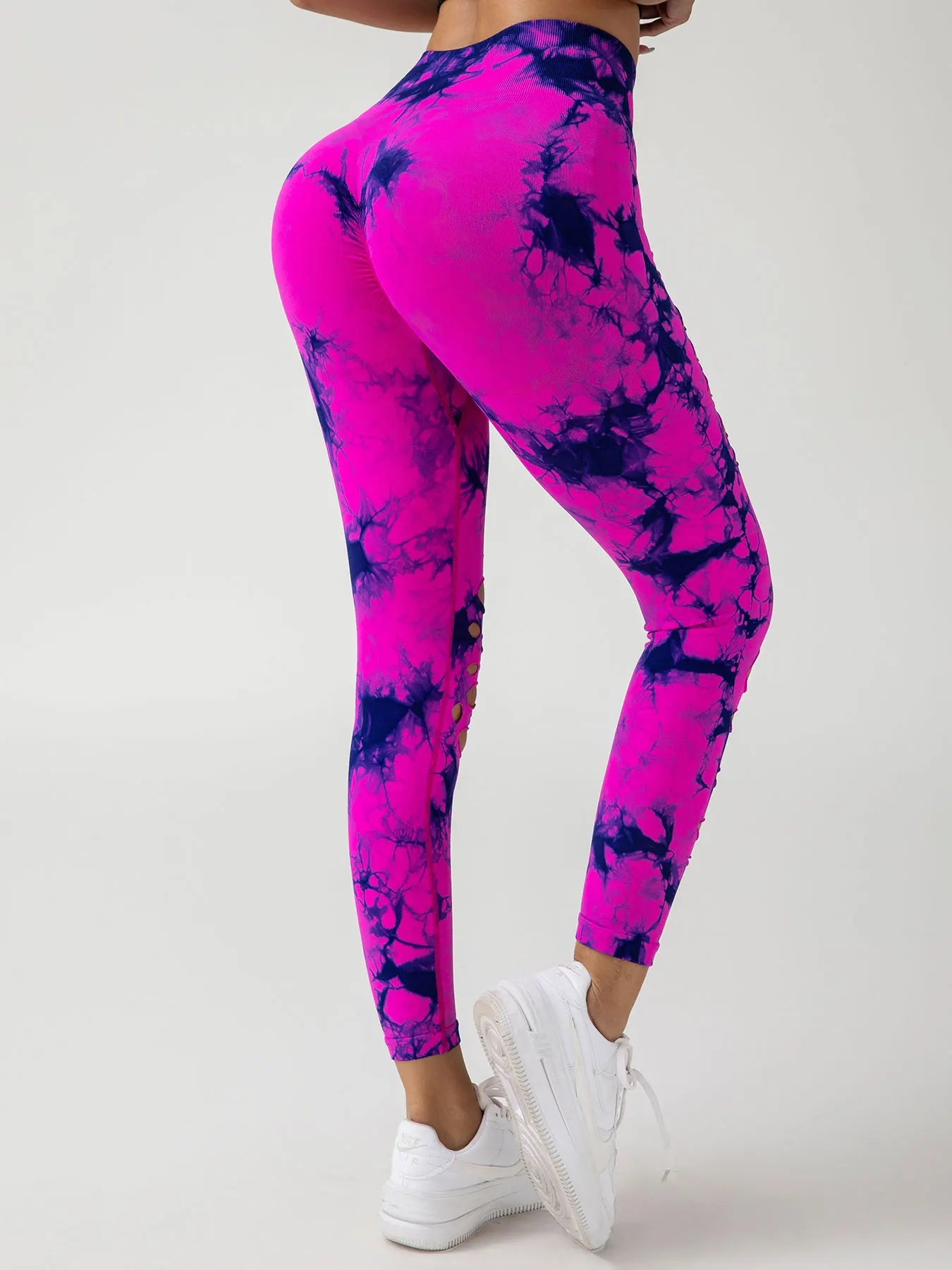 High Waist Seamless Tie-Dye Leggings