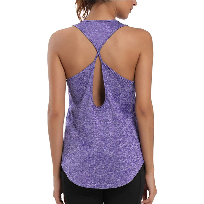 Trendy& Breathable Yoga Top – Sleeveless Activewear - Luxepulse