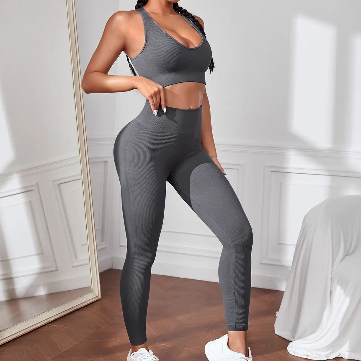 Seamless Yoga Tracksuit - Luxepulse