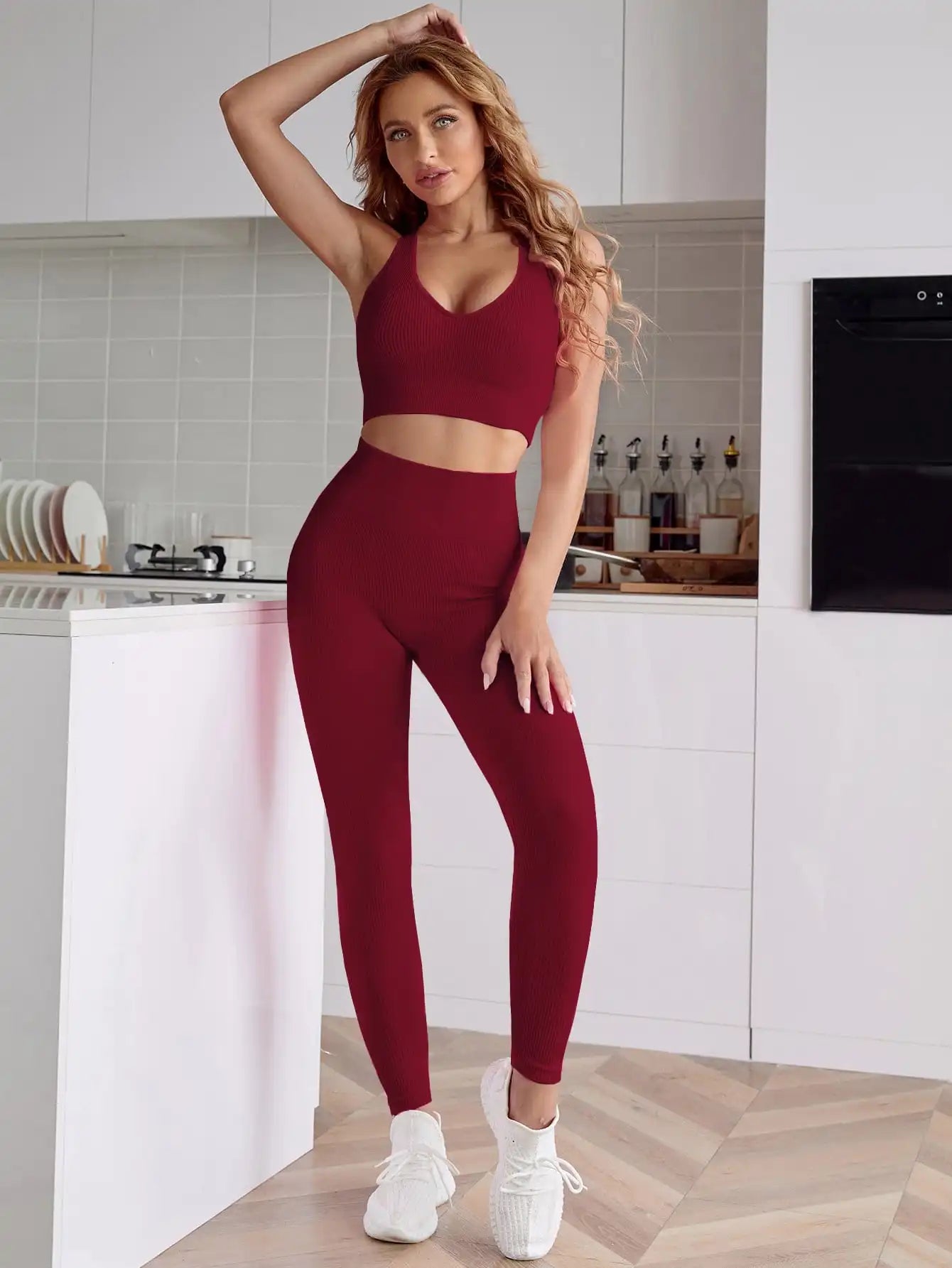 Seamless Yoga Tracksuit - Luxepulse