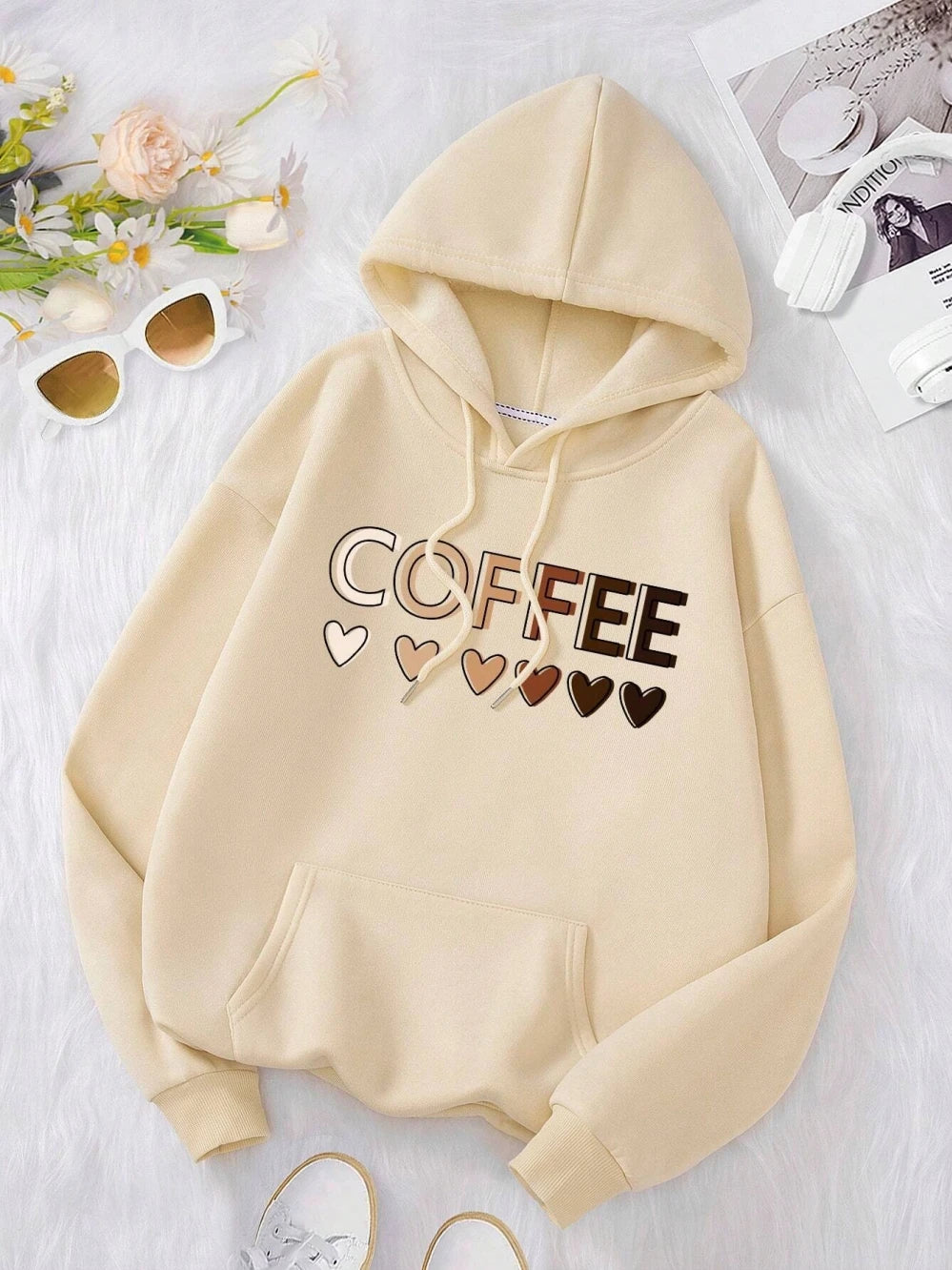 Oversized Coffee Hoodie – Cozy, Fun, and Fashionable Fleece Sweatshirt - Luxepulse