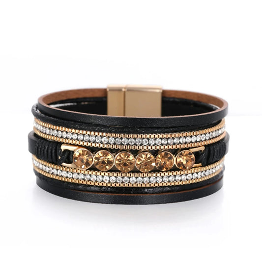 Retro Multi Layered Magnetic Charm Bracelet - Luxepulse