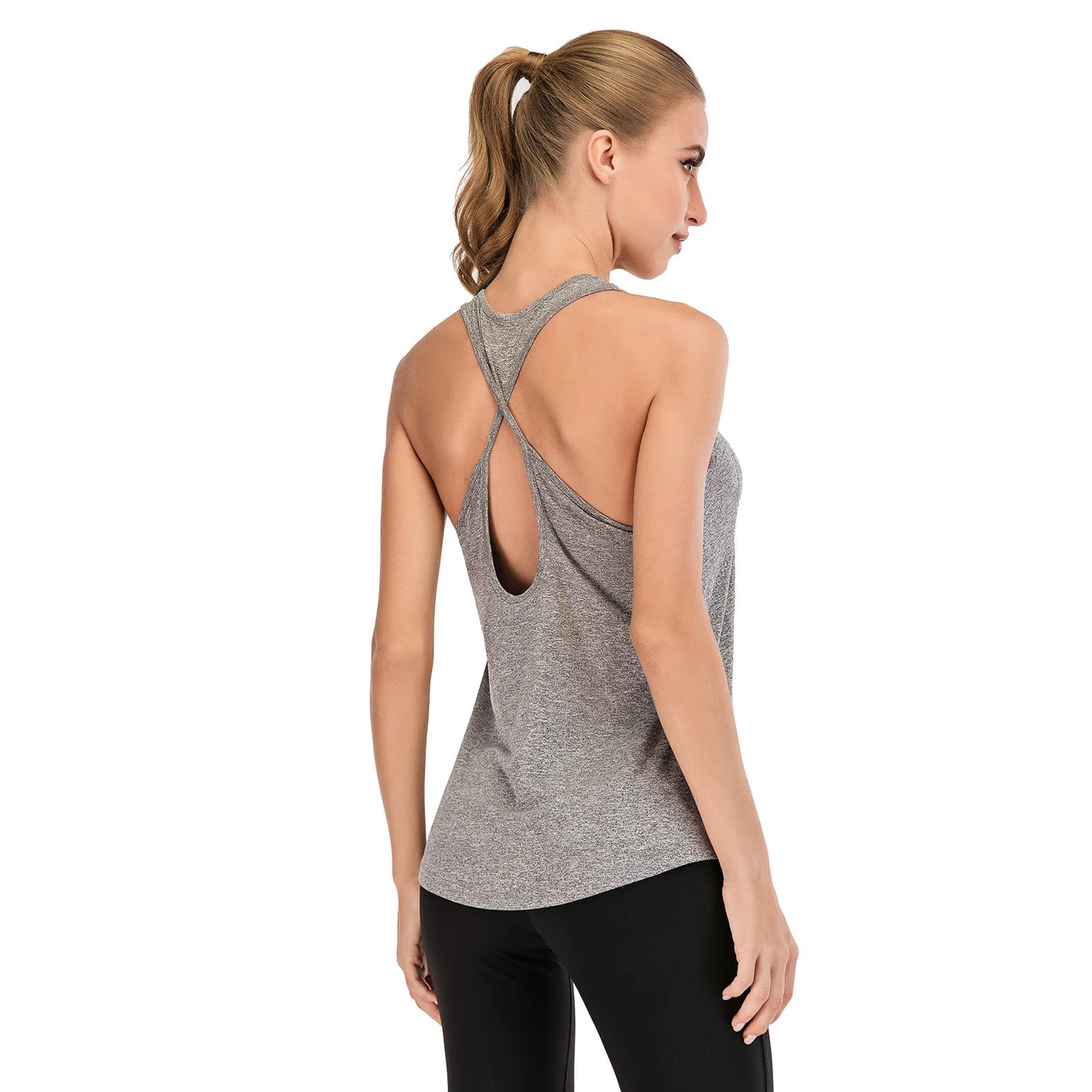 Trendy& Breathable Yoga Top – Sleeveless Activewear - Luxepulse