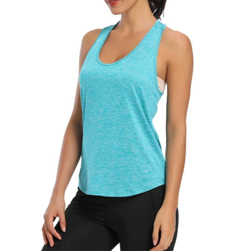 Trendy& Breathable Yoga Top – Sleeveless Activewear - Luxepulse