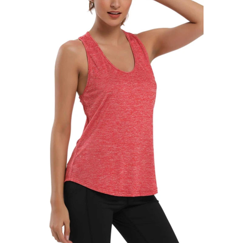 Trendy& Breathable Yoga Top – Sleeveless Activewear - Luxepulse