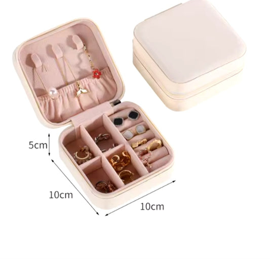 Portable Mini Jewelry Box Travel Organizer - Luxepulse