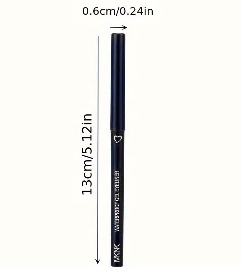 2-in-1 Waterproof Gel Eyeliner & Lip Liner Pencil – Long-Lasting Precision Makeup - Luxepulse