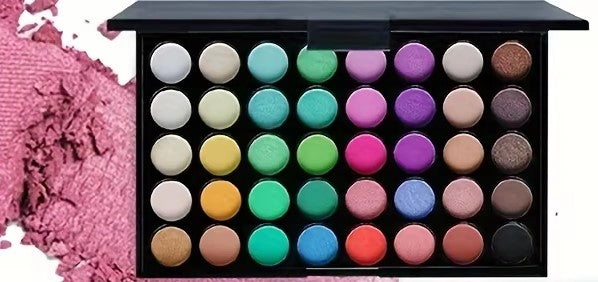 40 Colors Glitter Eyeshadow Palette – Your Ultimate Makeup Companion - Luxepulse