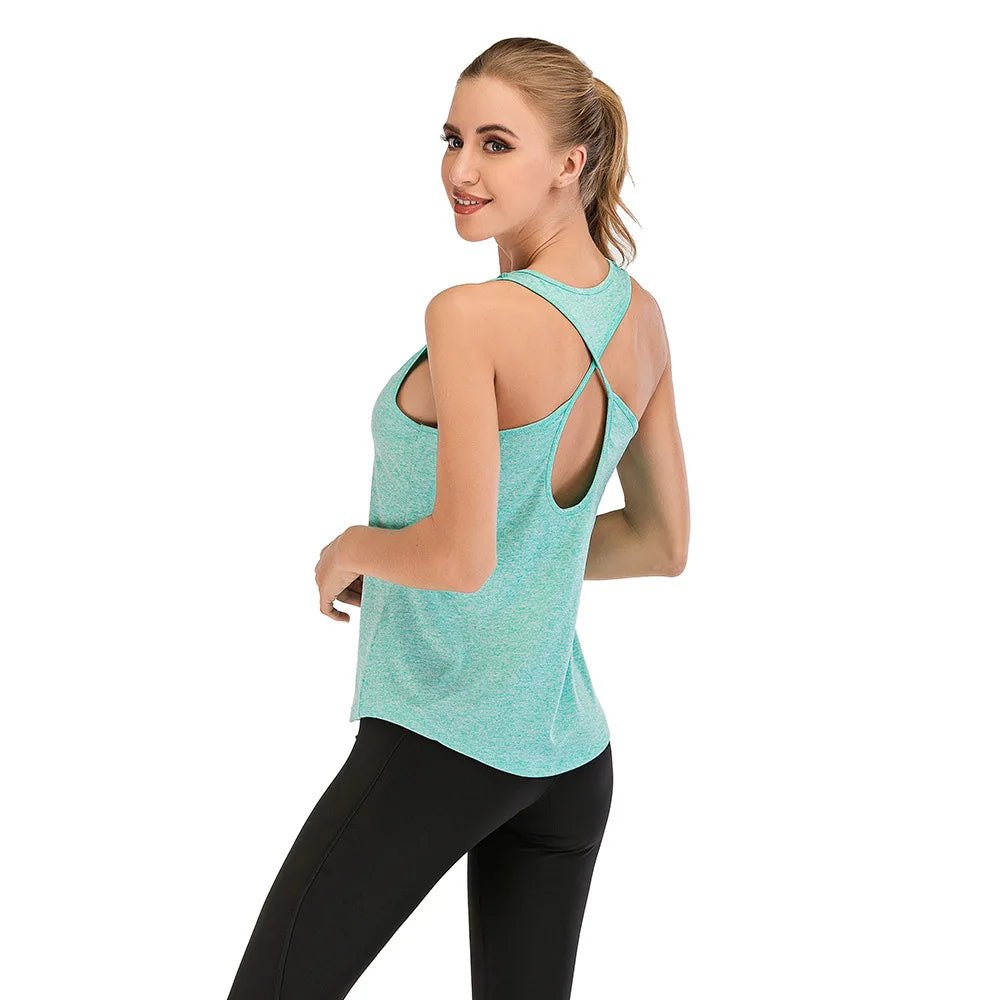 Trendy& Breathable Yoga Top – Sleeveless Activewear - Luxepulse