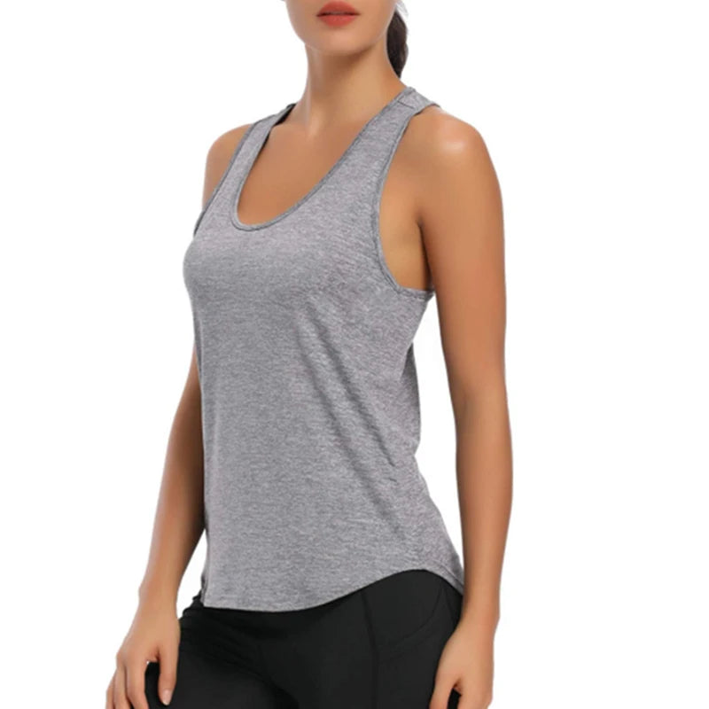 Trendy& Breathable Yoga Top – Sleeveless Activewear - Luxepulse