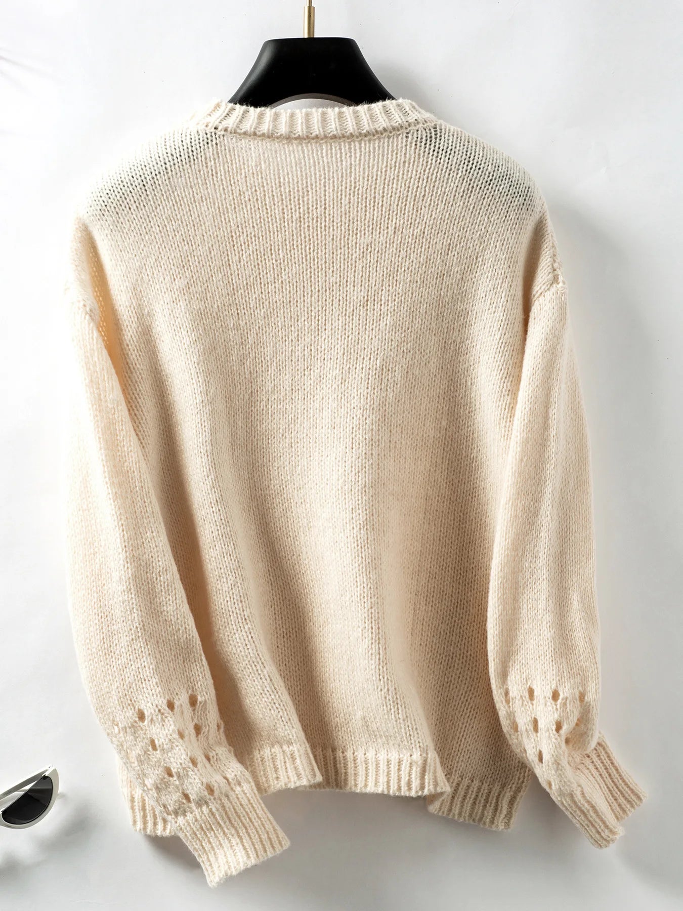 Stylish Knit Loose Fit Sweater - Luxepulse