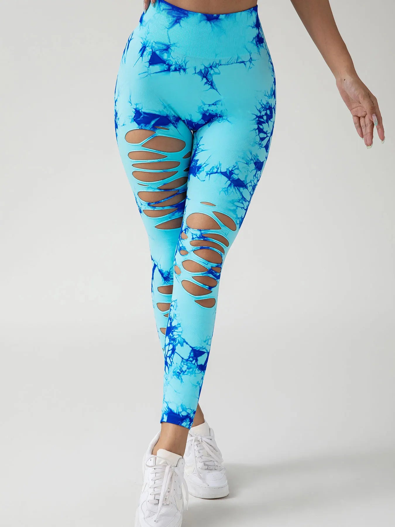 High Waist Seamless Tie-Dye Leggings