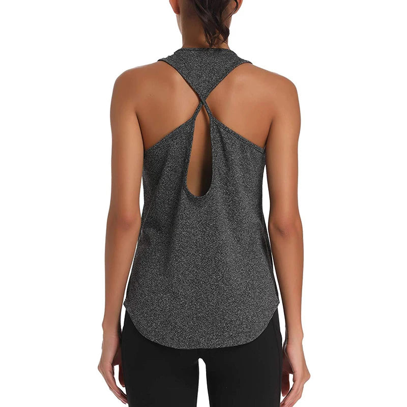 Trendy& Breathable Yoga Top – Sleeveless Activewear - Luxepulse